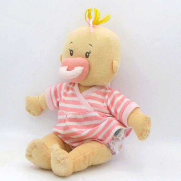 Manhattan Toy Wee Baby Stella Doll With Magnetic Pacifier Striped Outfit      BD - Picture 2 of 4